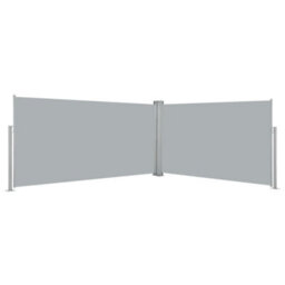 Walplus Retractable Side Awning Garden Sun Shade Canopy Gazebo For Back Door, Porch, Patio 160X600 Cm Grey - thumbnail 1