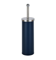 Innoteck Essentials Bathroom Toilet Brush And Holder With Matt Finish And Stainless Steel Handle - Blue.