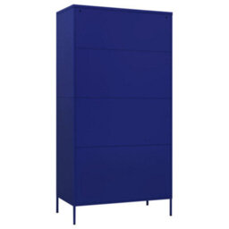 Walplus Wardrobe Navy Blue 90X50X180 Cm Steel - thumbnail 5