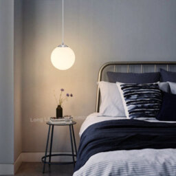 Long Life Lamps Company Frosted Glass Globe Ceiling Pendant Light M0199 - thumbnail 9