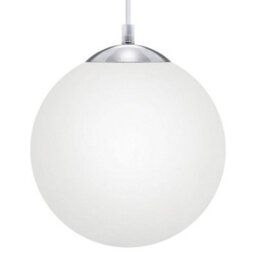 Long Life Lamps Company Frosted Glass Globe Ceiling Pendant Light M0199