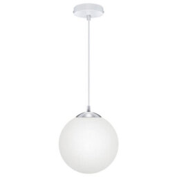 Long Life Lamps Company Frosted Glass Globe Ceiling Pendant Light M0199 - thumbnail 5