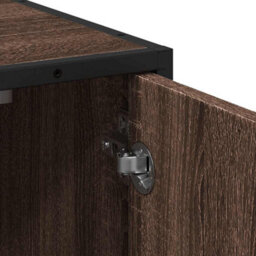 Walplus Bathroom Sink Cabinet Brown Oak 65X33X60 Cm Engineered Wood - thumbnail 9