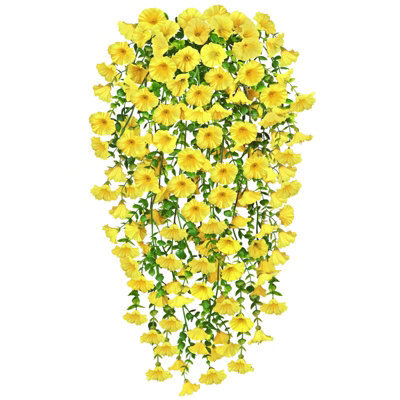 Artificial Flowers, 4 Pieces Petunia Artificial Outdoor Plant, Artificial Hanging Petunia Plant, Uv Resistant - image 1