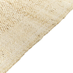 Wyld And Coco Naturaweave Beige Jute Area Rug 80 X 150 Cm - Handwoven, Tassels, Geometric Boho Style - thumbnail 3