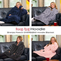 Snug Rug Hoodie Slate Grey Wearable Blanket Oversized Hooded Blankets For Adults Hooded - thumbnail 8