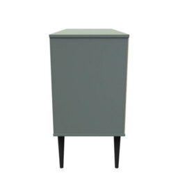 Toledo 3 Drawer Tv Unit In Reed Green (Ready Assembled) - thumbnail 2