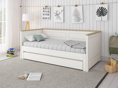 Heritage Day Bed 2 White/oak (With Drawer) - image 1