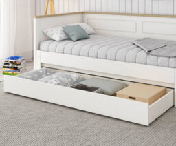 Heritage Day Bed 2 White/oak (With Drawer) - thumbnail 3