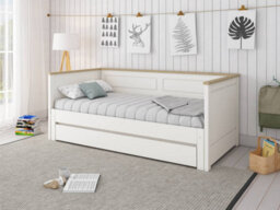 Heritage Day Bed 2 White/oak (With Drawer)