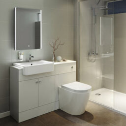Ibathuk Nebula Wall Mounted Led Illuminated Bathroom Mirror With Touch Sensor And Dual Led Lights, 700 X 500mm - thumbnail 2