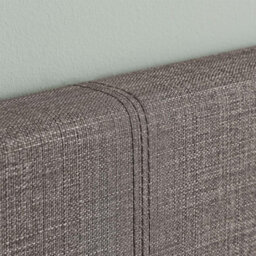 Double Bed Frame & Mattress Grey Fabric Birlea Sleepsoul Paris 4Ft6 - thumbnail 4