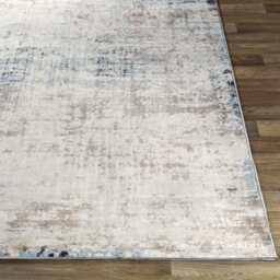 Livabliss Round Roma-Abstract Grey Blue Brown Modern Marble Living Dining Bedroom Rug 200 X 200 Cm Easy Care, Non Shedding - thumbnail 5