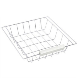 Homcom Rolling Kitchen Island Trolley, Serving Cart W/ Drawer, Basket White - thumbnail 8