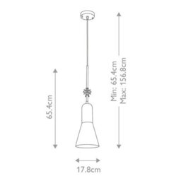 Luminosa Lighting Luminosa Etoile Dome Pendant Ceiling Light, Matte Black And Gold Leaf - thumbnail 7