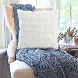Thehotsale Christmas Tree Patten Cozy Soft Plush Throw Pillow Cushion Cover Without Insert 45Cm W X 45Cm D White - thumbnail 4