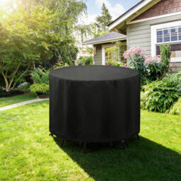 Round Cover For Furniture, Waterproof, Windproof, Uv Resistant And Tear Resistant, Suitable Outdoor Tables Chairs, 120 X 75 Cm. - thumbnail 7
