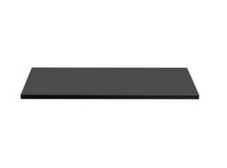 Impact Furniture Bathroom Vanity Unit Black Wall Hung  800mm Cabinet With Worktop Countertop Ribbed Fluted Drawer Adel - thumbnail 6