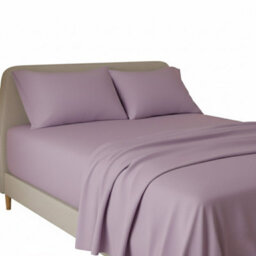 Flannelette Flat Sheet Soft Brushed Cotton Bedding For Warmth Comfort Lilac - thumbnail 2