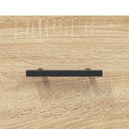 Berkfield Highboard Sonoma Oak 69.5X34X180 Cm Engineered Wood - thumbnail 9