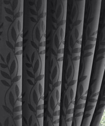 Luxury Living Tivoli Eyelet Ring Top Curtains Charcoal - thumbnail 7