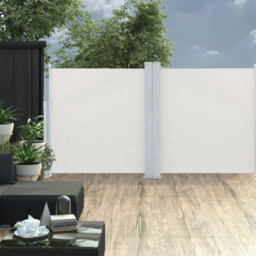 Walplus Retractable Side Awning Garden Sun Shade Canopy Gazebo For Back Door, Porch, Patio Cream 120X600 Cm - thumbnail 1
