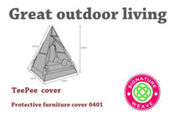 Signature Weave Tipi Teepee Day Bed Sun Lounger Outdoor Garden Shade Cover - thumbnail 1