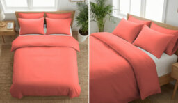 Pamposh 400 Thread Count Egyptian Cotton Double Duvet Cover Set Premium Cotton Breathable Luxury Bedding Set With Zipper Closure - thumbnail 5