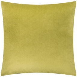 Paoletti Evoke Cut Velvet Cushion Cover, Olive, 55 X 55Cm - thumbnail 2