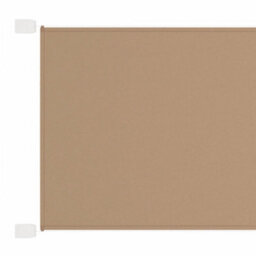 Berkfield Vertical Awning Taupe 180X1000 Cm Oxford Fabric - thumbnail 1