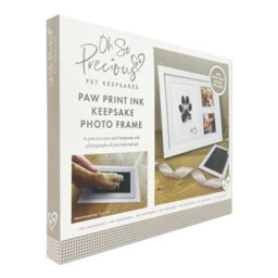 Oh So Precious Paw Print Ink Keepsake Photo Frame Kit - Family Friendly Pet Safe Non-Toxic Ink - thumbnail 7