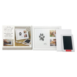 Oh So Precious Paw Print Ink Keepsake Photo Frame Kit - Family Friendly Pet Safe Non-Toxic Ink - thumbnail 4