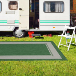Homeart Outdoor Rugs Easy Cleaning Area Rugs For Balcony,garden,picnic,uv Weather Resistant Green Cream, 160 X 230 Cm - thumbnail 3