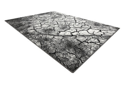 RugsX Carpet Silver Terra Cracked Ground Grey  160X220 Cm - image 1