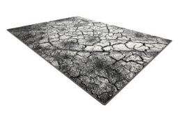 RugsX Carpet Silver Terra Cracked Ground Grey  160X220 Cm - thumbnail 1