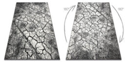 RugsX Carpet Silver Terra Cracked Ground Grey  160X220 Cm - thumbnail 2