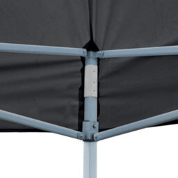 Berkfield Folding Pop-Up Partytent With Sidewalls 3X6 M Anthracite - thumbnail 4