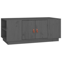 Berkfield Modern Coffee Table Grey 100X50X41 Cm Solid Wood Pine