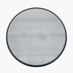 Pacific Lifestyle Black Wood Veneer And Foxed Glass Round Wall Mirror - thumbnail 2