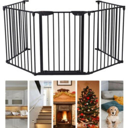 Baby Safety Fence Hearth Fire Gate Metal Bbq Pet Dog Cat Playpen - thumbnail 7