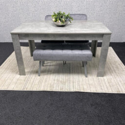Kosy Koala Grey Wooden Dining Table Set With 2 Chairs And 1 Bench  Dining Kitchen Furniture - thumbnail 9