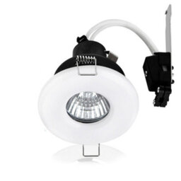 Valuelights Downlight Ip65 White Ceiling Light Fitting 6 Pack - thumbnail 1