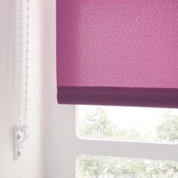A.unique Home Premium Trimmable Daylight Roller Window Blind - Light Filtering Fabric - 5Ft - Aubergine - 150Cm (W) X 170Cm (L) - thumbnail 3