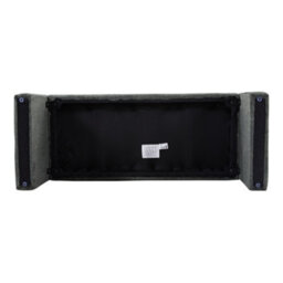 Living And Home Grey Velvet Upholstered Bed End Bench Hallway Bench W 1180 X D 460 X H 425 mm - thumbnail 5