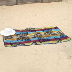 Geezy Beach Towel Cotton Polyester Lightweight Quickdry Sports Summer Super Absorbent - thumbnail 3