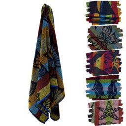 Geezy Beach Towel Cotton Polyester Lightweight Quickdry Sports Summer Super Absorbent