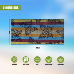 Geezy Beach Towel Cotton Polyester Lightweight Quickdry Sports Summer Super Absorbent - thumbnail 5
