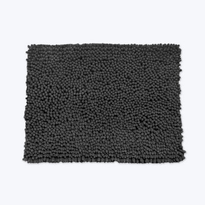 Allure Bath Fashions Jumbo Bobble Bath Mat - Non Slip, Luxury Deep Pile Bath Rug - Charcoal Grey - image 1