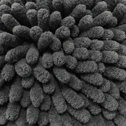 Allure Bath Fashions Jumbo Bobble Bath Mat - Non Slip, Luxury Deep Pile Bath Rug - Charcoal Grey - thumbnail 2