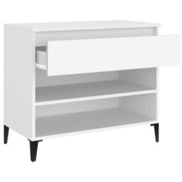 Berkfield Shoe Cabinet White 70X36X60 Cm Engineered Wood - thumbnail 6